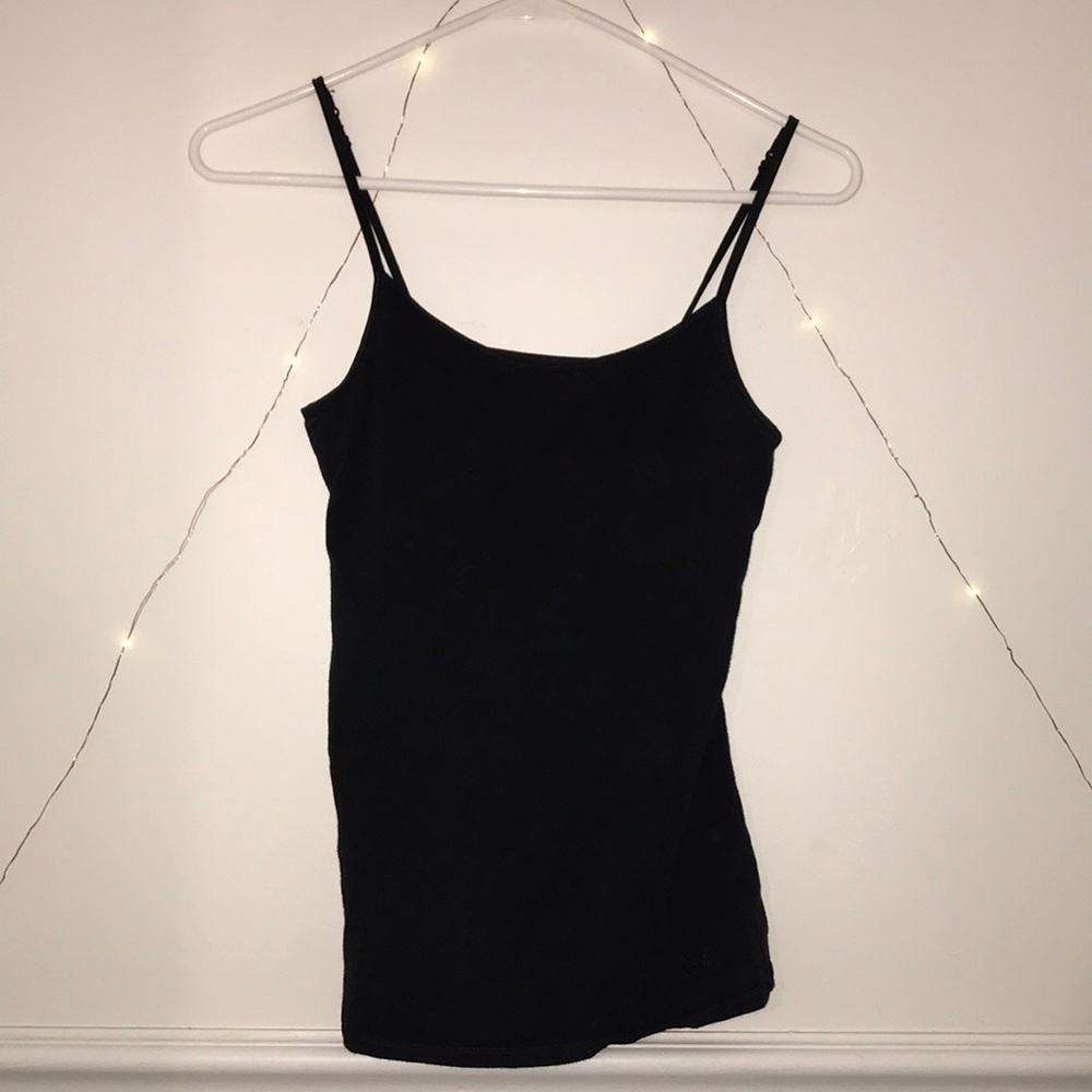 simple black camisole